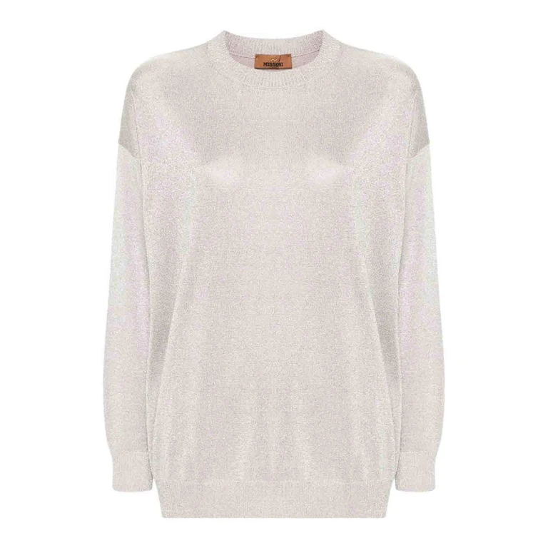 Missoni Pull Col Rond - Rose Clair