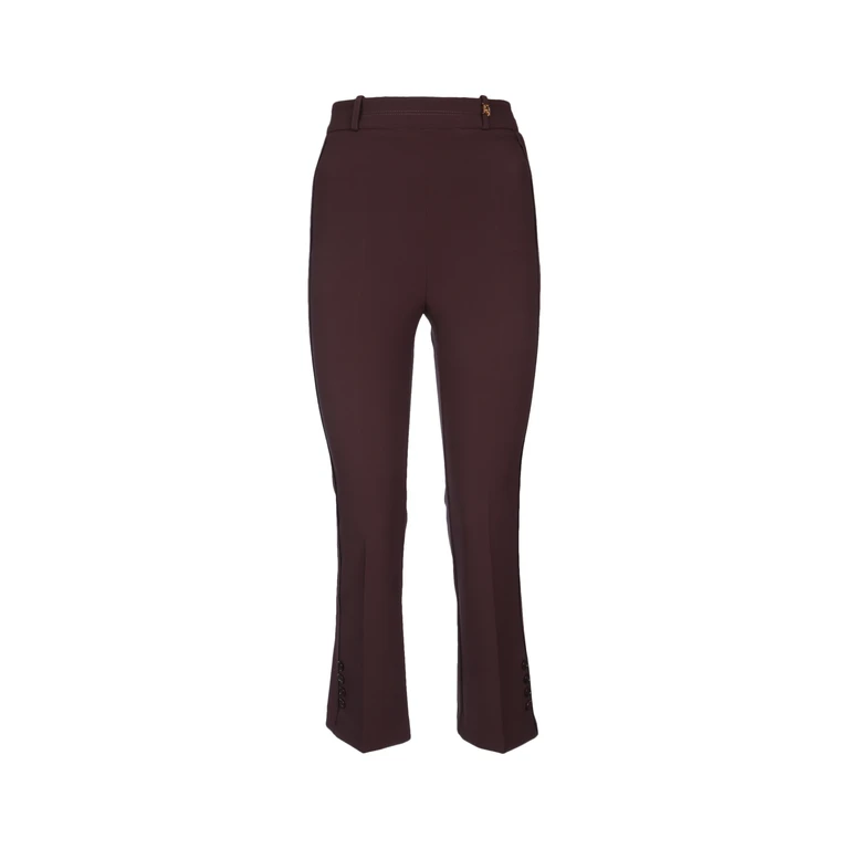 Elisabetta Franchi Pantalone Caco Plea Pantaloni - Women