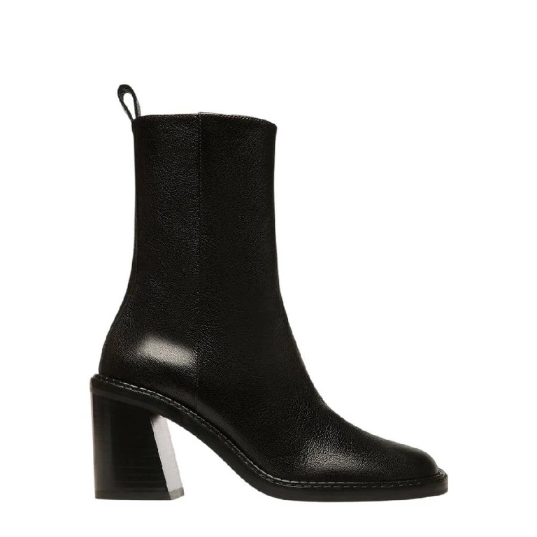 Bally Austine Block Heel Leather Boots