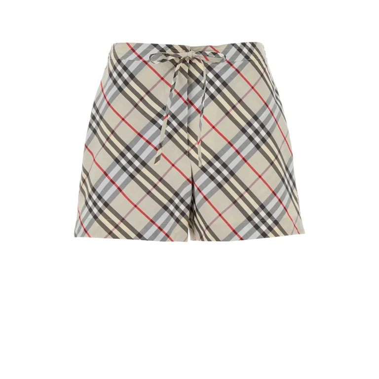 Burberry Embroidered Poplin Shorts