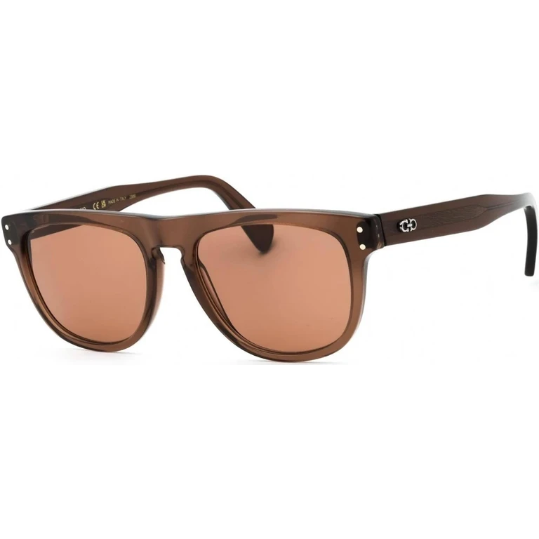 Ferragamo Brown Square Mens Sunglasses SF1111SCP 232 55
