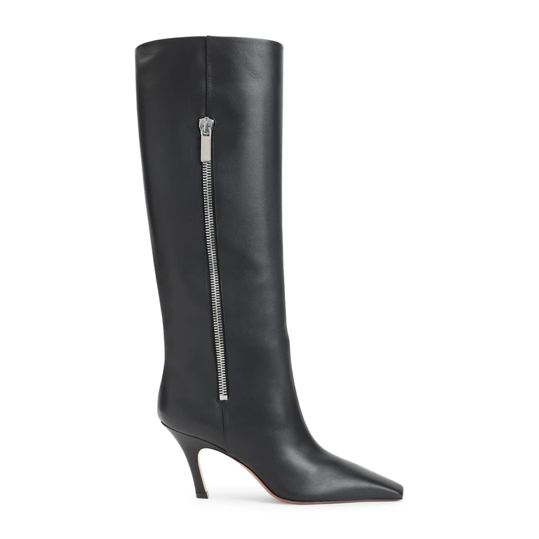 Mona 80 Boots Black Leather - Women