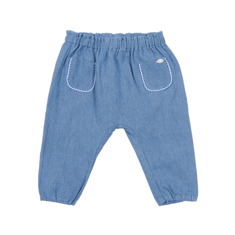 Tartine & Chocolat Pants Blue Cotton