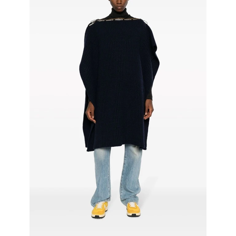A. P.C. X Jw Anderson Zip-detailed Ribbed Kaftan