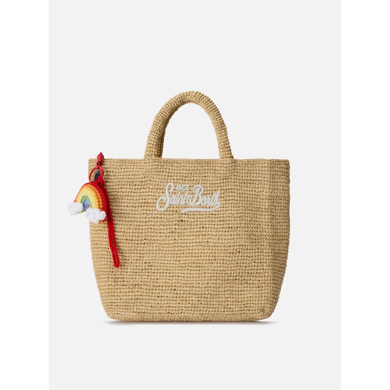 Mc2 Saint Barth Funny Bag Charm With Crochet Padded Rainbow Small Accessories - Unisex