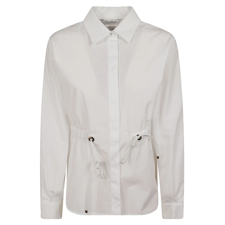 Max Mara Camicia Tazzina White Cotone - Women