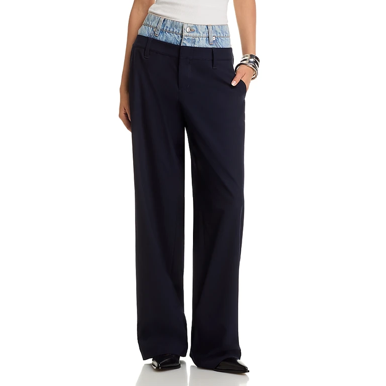 Simkhai Ophelia Double Waistband Combo Pants