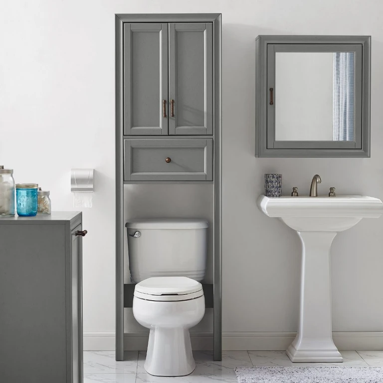 Tara Cottage White Space Saver Cabinet