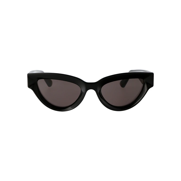 Bottega Veneta Bv1249s 001 Black Grey Acetate Sunglasses - Women