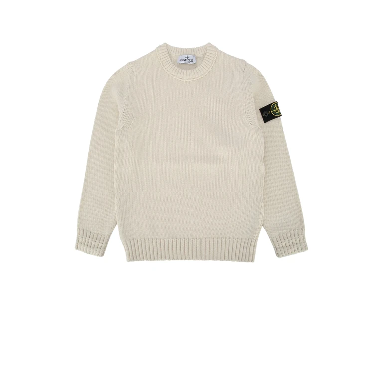 Stone Island Kids Crew Neck Black Maglieria