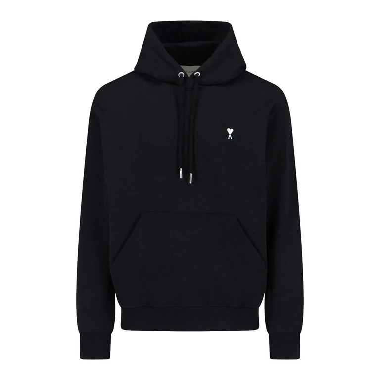 Ami Paris Ami De Coeur Embroidered Hoodie
