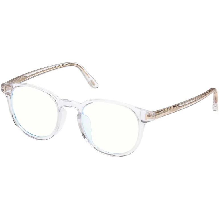 Tom Ford Blue Light Block Round Mens Eyeglasses FT5795-K-B 026 51