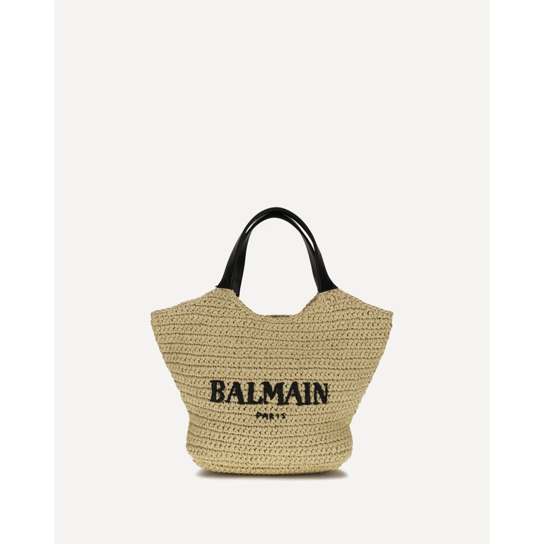 BALMAIN Mini crochet Tote Bag Female UNI