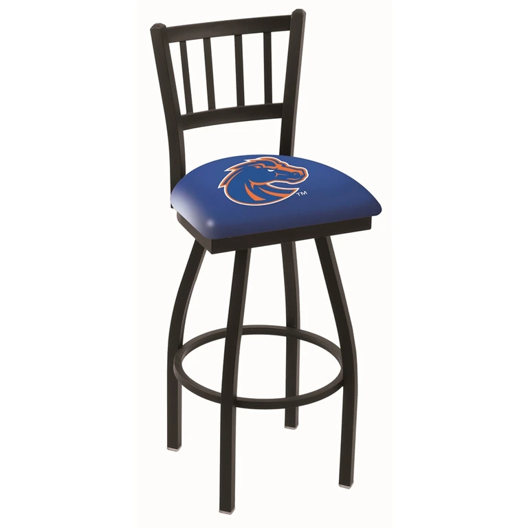 Black Swivel Bar Stool - Boise State