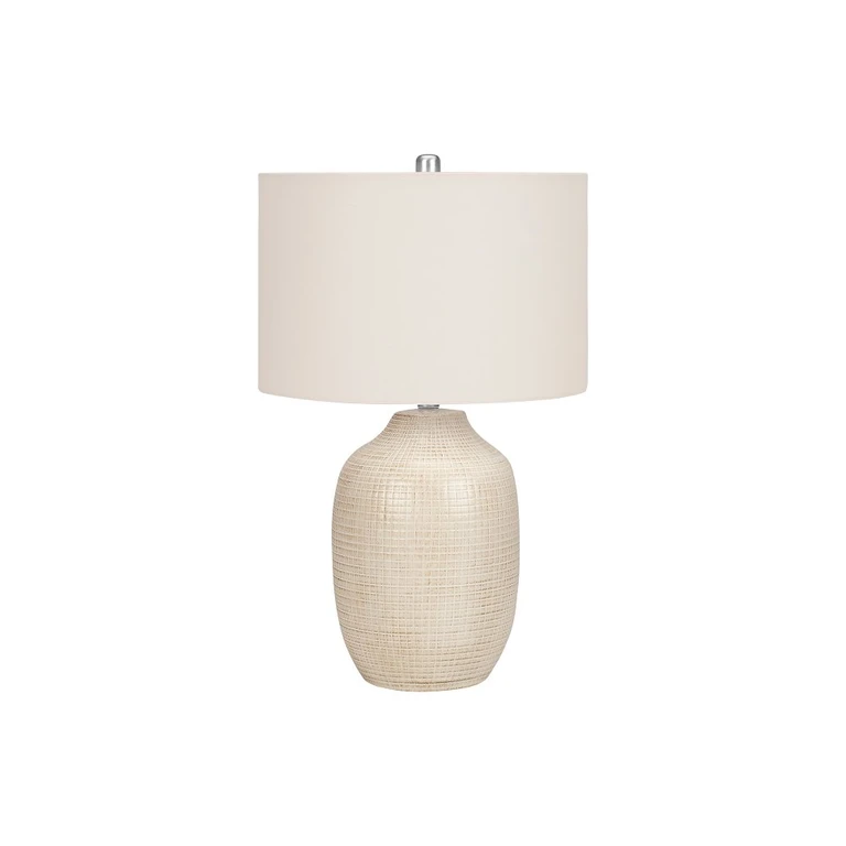 26 Inch Cream Ceramic Table Lamp