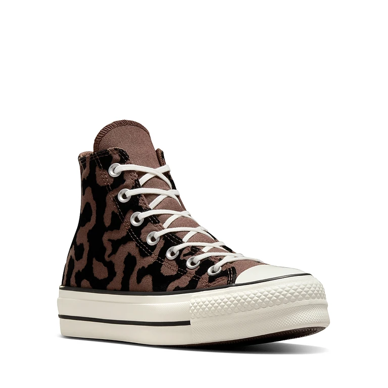 Converse Women's Chuck Taylor All Star Lift Hi Leopard Remix Sneakers