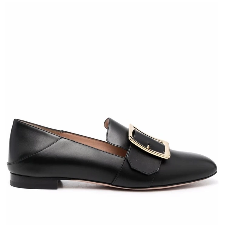Bally Ladies Black Janelle Buckle Slippers