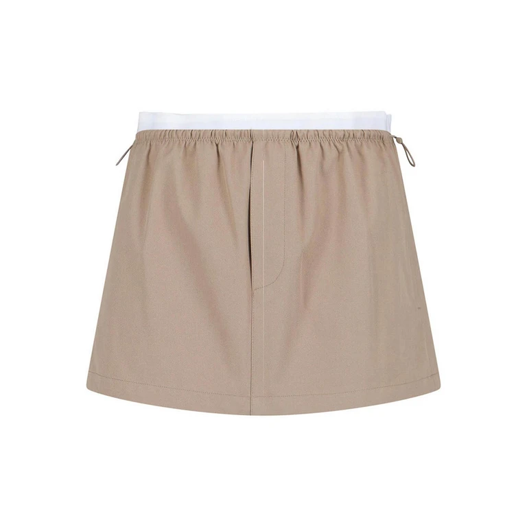 Alexander Wang Logo-waistband Mini Skirt