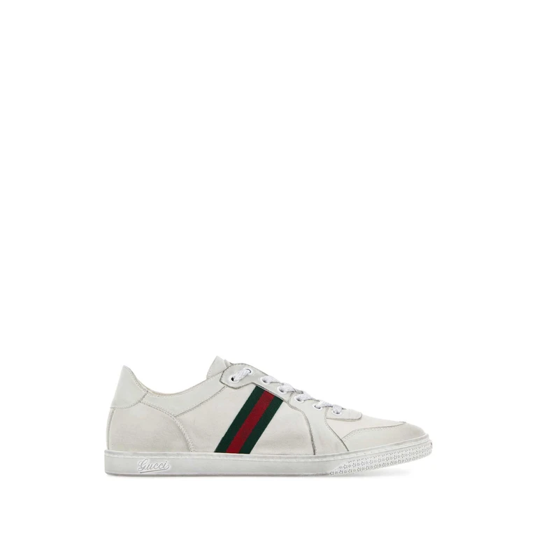 Gucci Striped Lace-up Sneakers