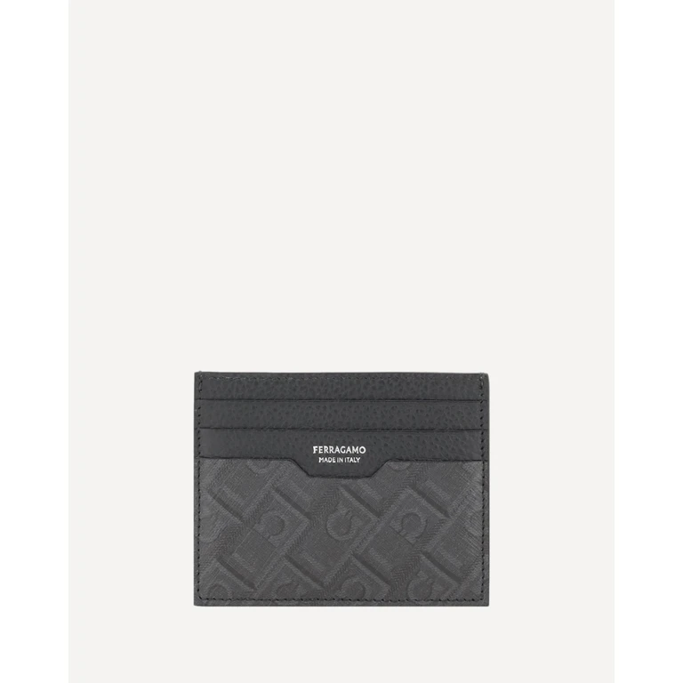 FERRAGAMO Leather Cardholder Male UNI