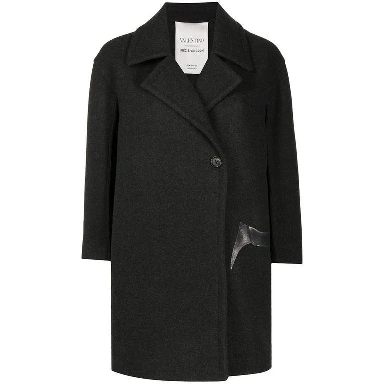 Valentino Garavani Flowersity Single-Breasted Coat