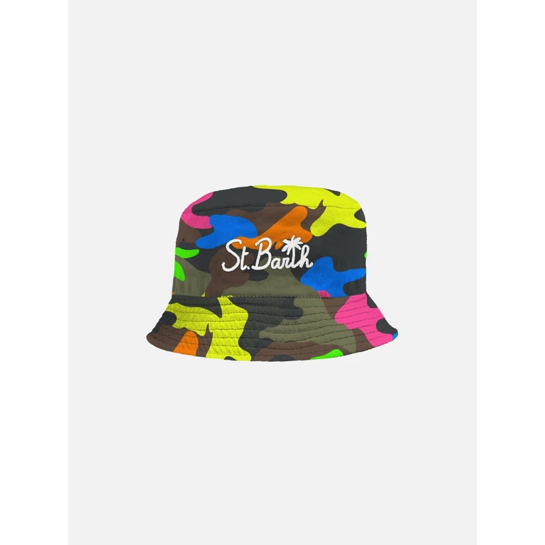 Mc2 Saint Barth Multicolor Fluo Bucket Hat - Unisex