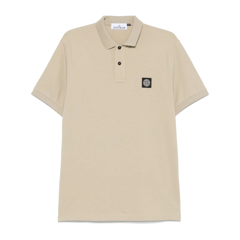Stone Island Buttoned Patch Polo Shirt