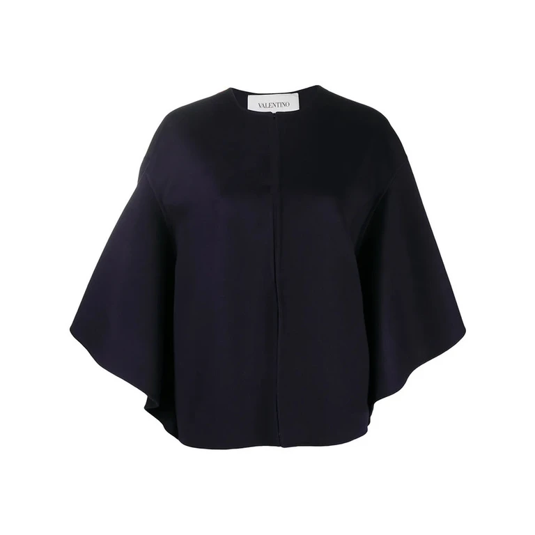 Valentino Garavani Open Front Draped Sleeves Jacket