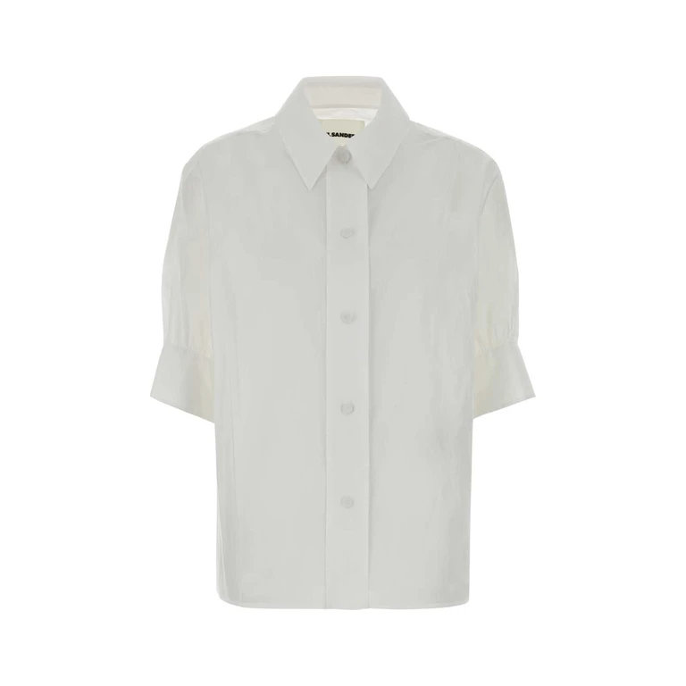 Jil Sander J01dl0162j45326 100 Opticwhite Exterior: Cotton Camicie