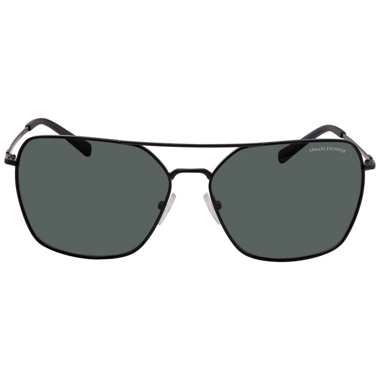Armani Exchange Green Pilot Mens Sunglasses AX2029S 606371 60