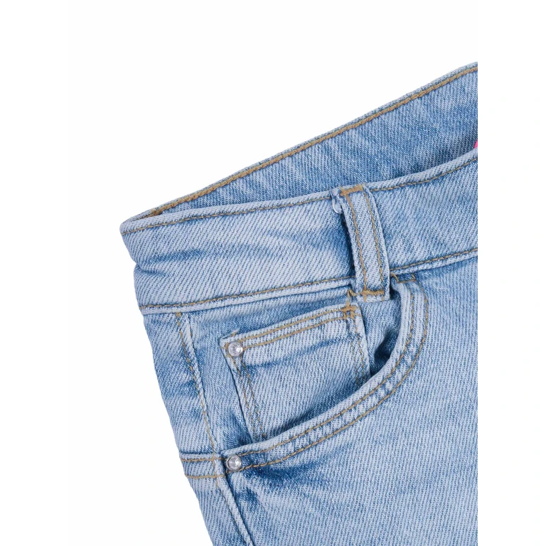 Liu Jo' Girl Pants Blue Cotton Elastane