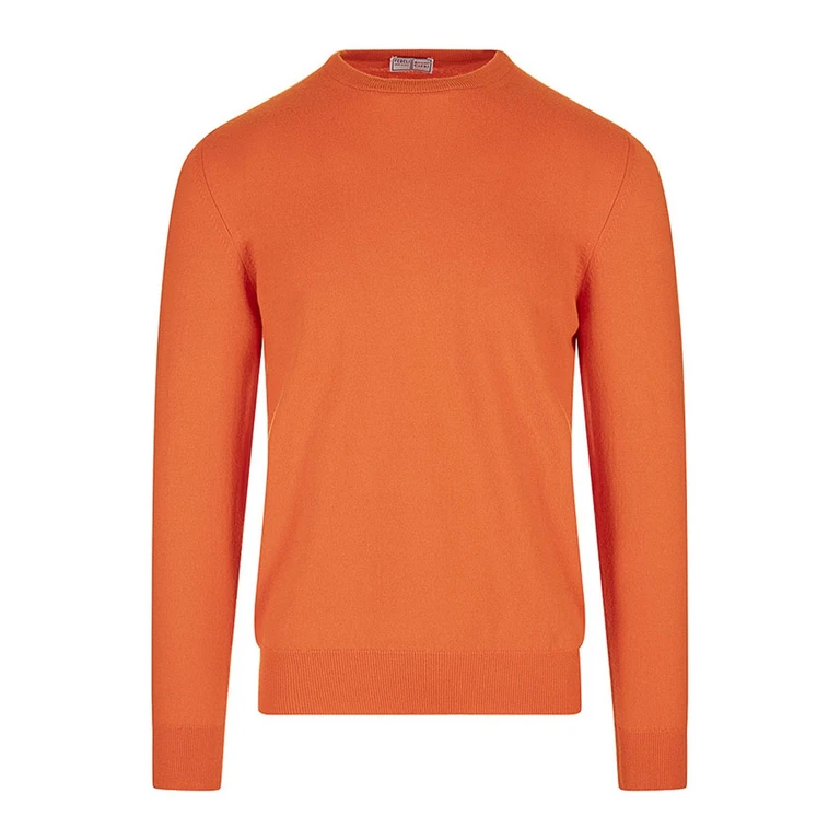 Fedeli Pull Col Rond - Orange