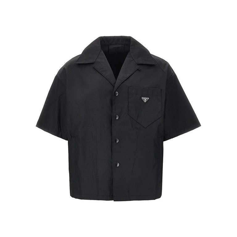 PRADA Re-Nylon short-sleeved shirt Man S