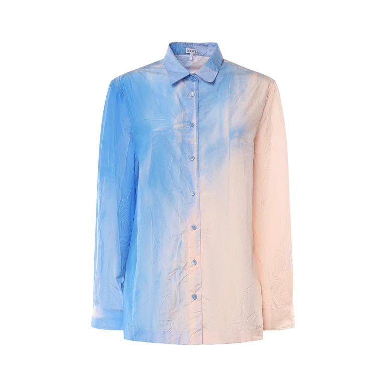 Loewe Yellow Cotton Blend Shirt Exterior: Polyester Camicie - Women