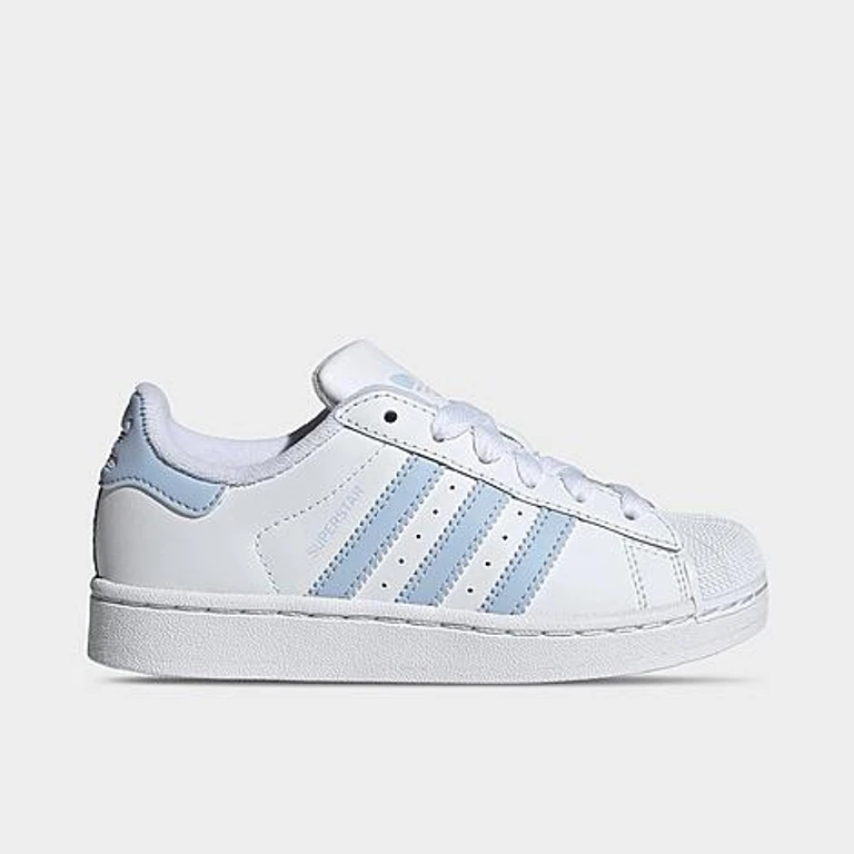 adidas Little Kids Originals Superstar II Comfort Closure Casual Shoes in Black/White Size: 10.5
