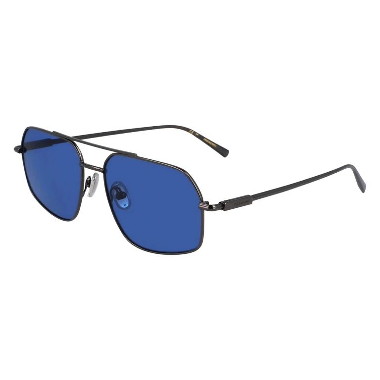 Ferragamo Blue Navigator Mens Sunglasses SF313S 016 58