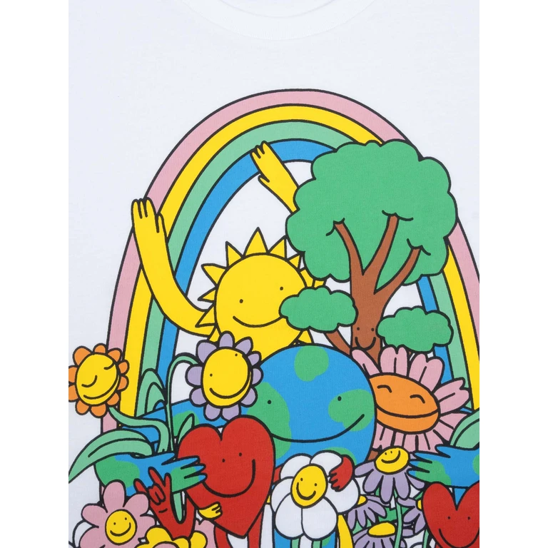 Stella McCartney T-Shirt-Top White Cotton Short Sleeves T-shirt
