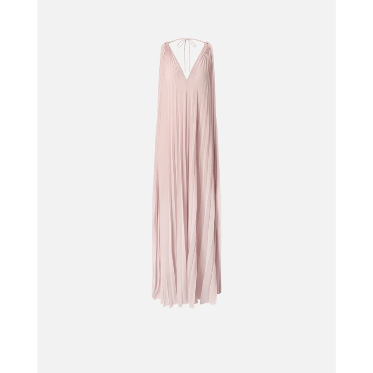 Pinko - Robe longue plissée avec fente - 36
