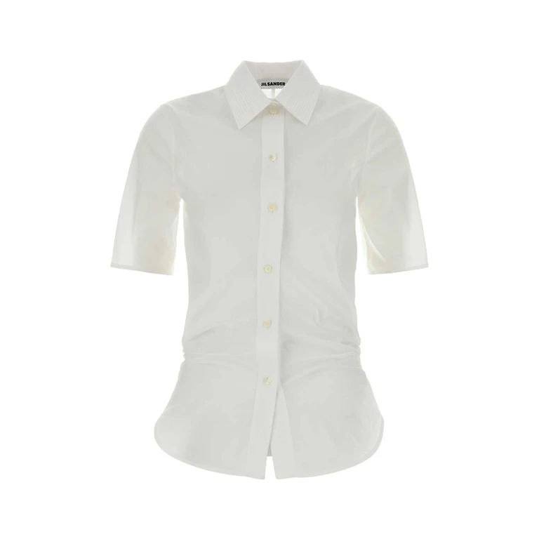 Jil Sander J03dl0224j45339 100 Optic White Exterior: Cotton Camicie