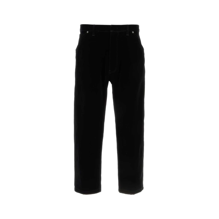 Black Velvet Denim Pant Pantaloni - Men