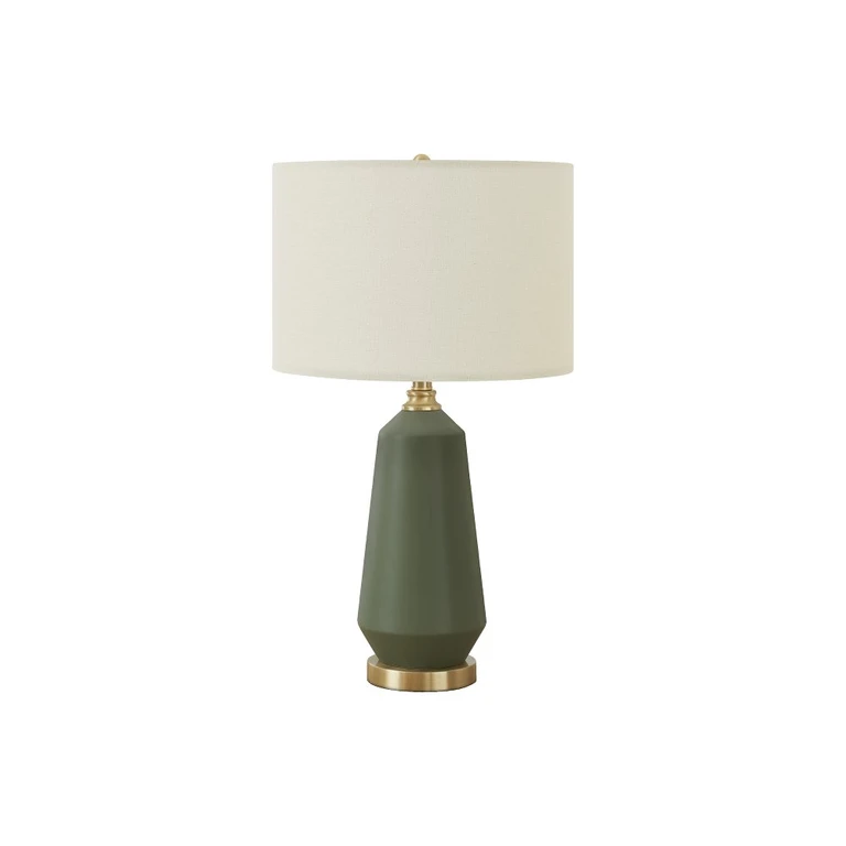 26 Inch Green Ceramic Table Lamp