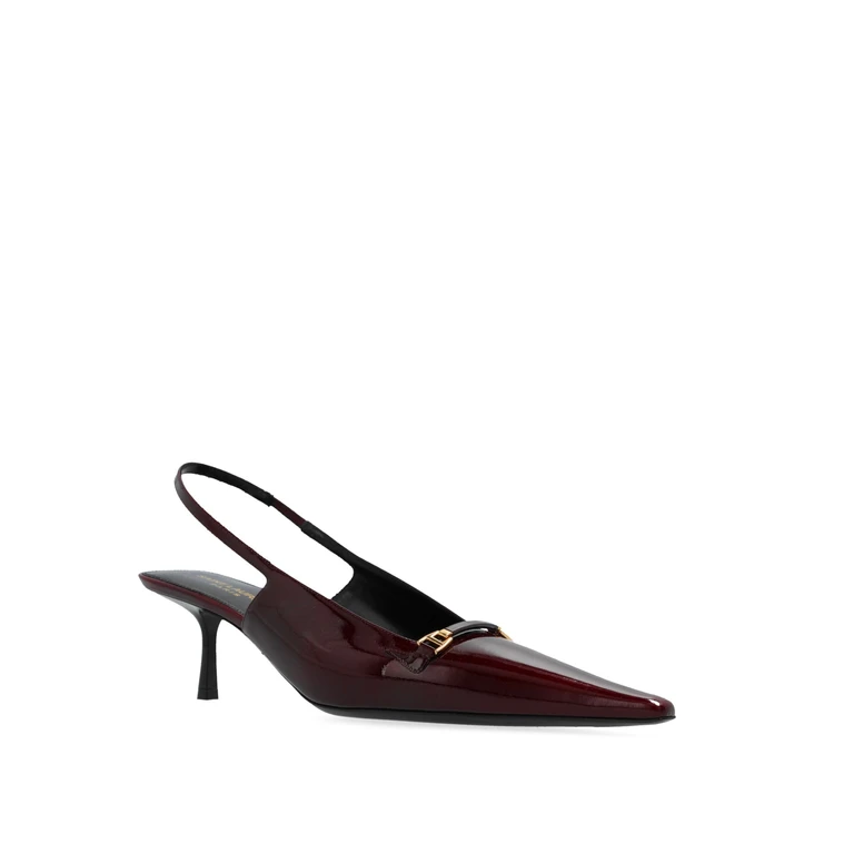 Saint Laurent Carine Slinback Pumps In Patent Leather