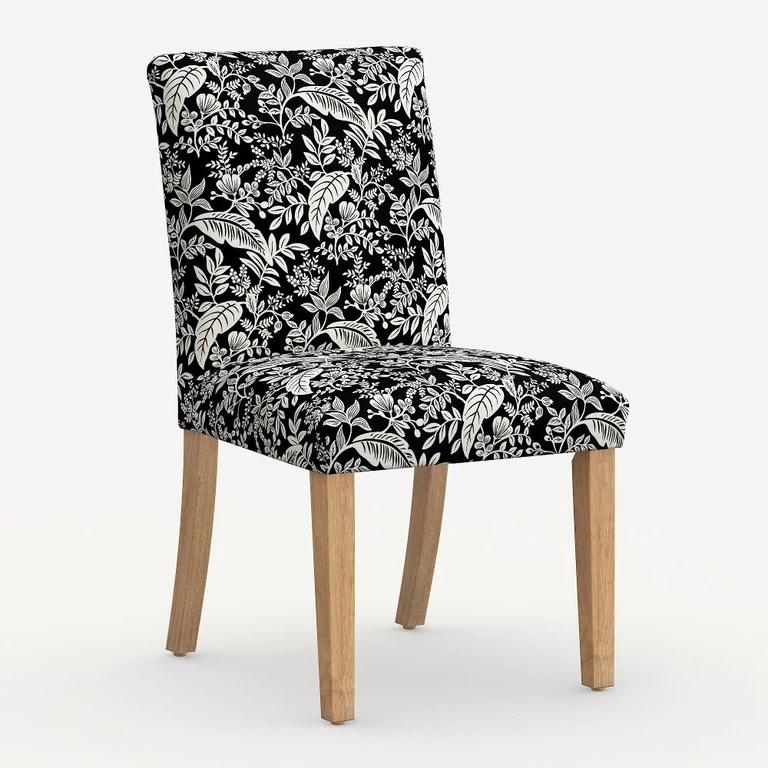 Lorraine Canopy Black & Cream Dining Chair