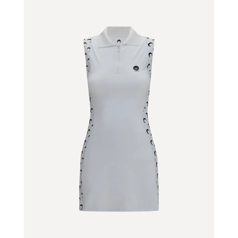 MARINE SERRE Moon print mini polo Dress Female S