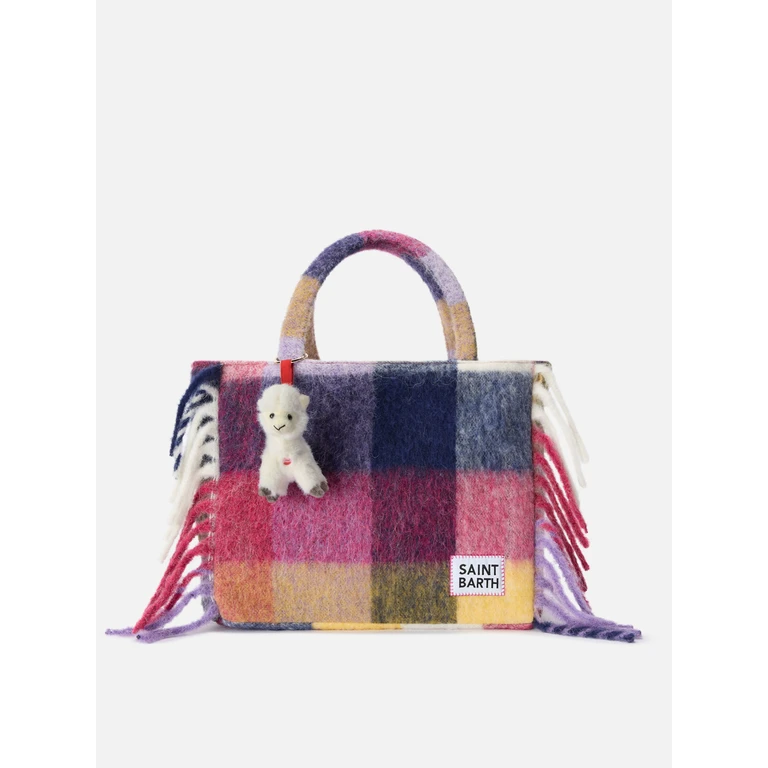 Mc2 Saint Barth Charm With Mini Plush Alpaca Trudi Special Edition White Small Accessories - Unisex