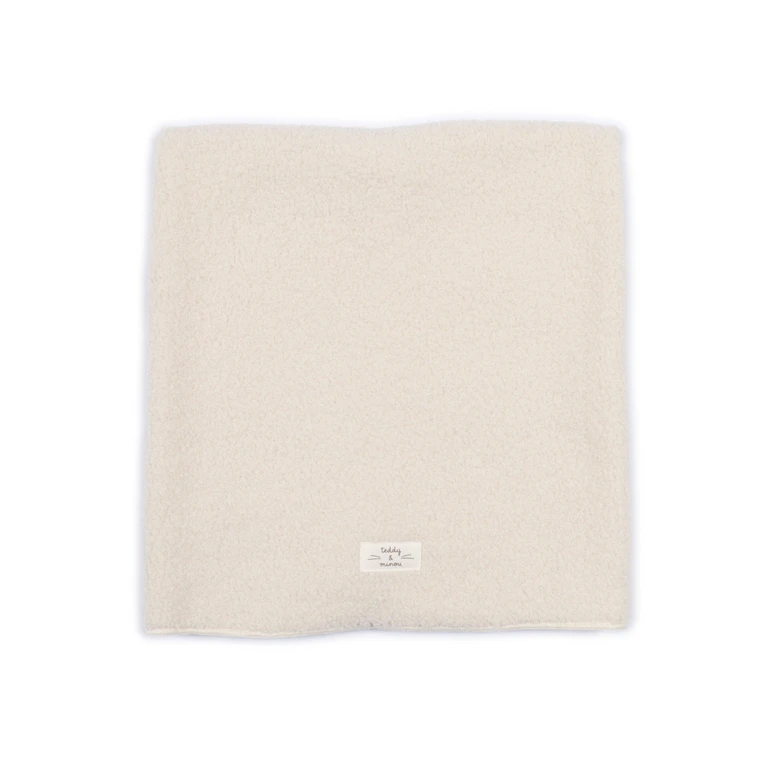 Teddy & Minou Blanket White Polyester - Unisex
