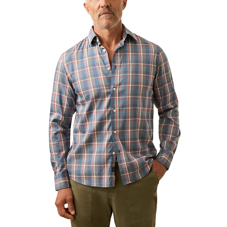 Faherty The Movement Long Sleeve Button Down Shirt