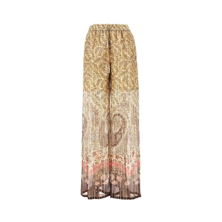 VALENTINO Voyage Imaginaire Paisley print Pekin pants Woman 40