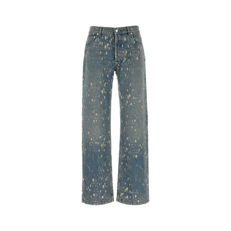 Alexander McQueen Bluewashed Exterior: Cotton Jean