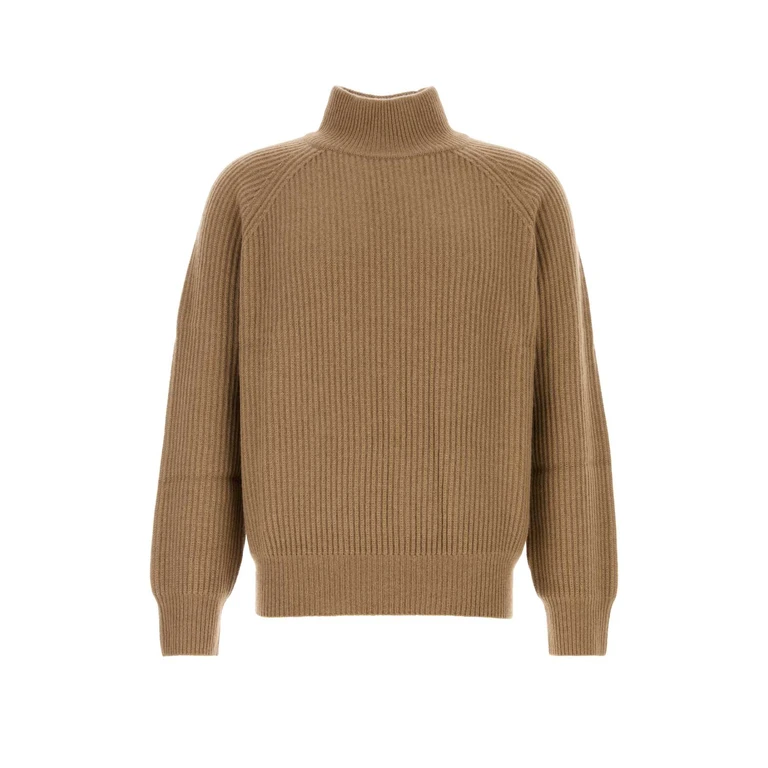 Le Kasha Camel Cashmere Lette Sweater Exterior: Maglieria - Men